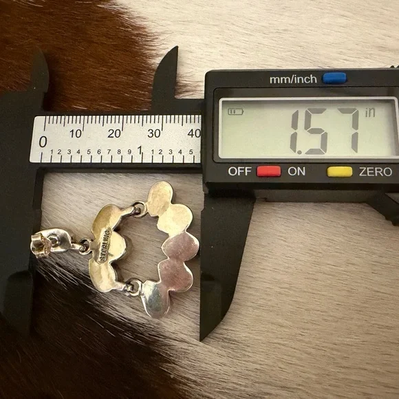 ❤️ Queen Pink Conch Navajo Style Statement 925 Dangle Chandelier Earrings 20.4Gm - Picture 10 of 12